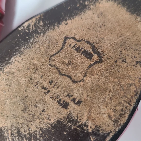 Stuart Weitzman Max Patent Leather Peep Toe Heels in Red Quasar Sz 8½N - Picture 12 of 13